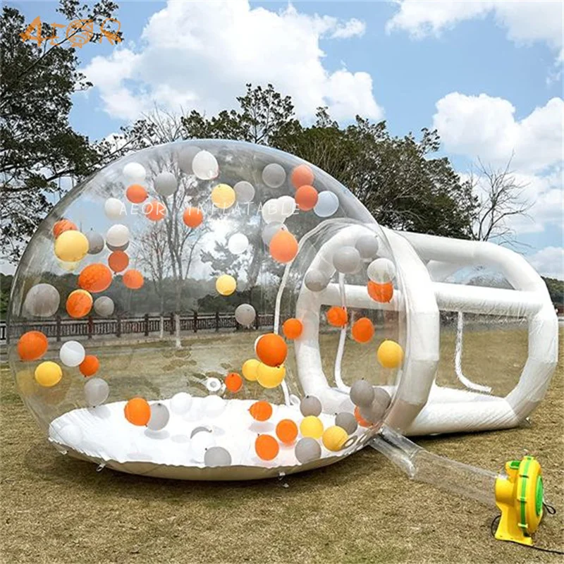 PVC Globe Clear Transparent Igloo Dome Tent Outdoor Camping Event Wedding Party Inflatable Bubble House