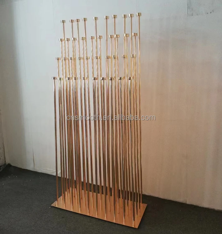 Wedding 40arms Gold Metal Crystal Chandelier Candlestick Wedding Hall Home Decorations Centerpiece Stand Candle Holder