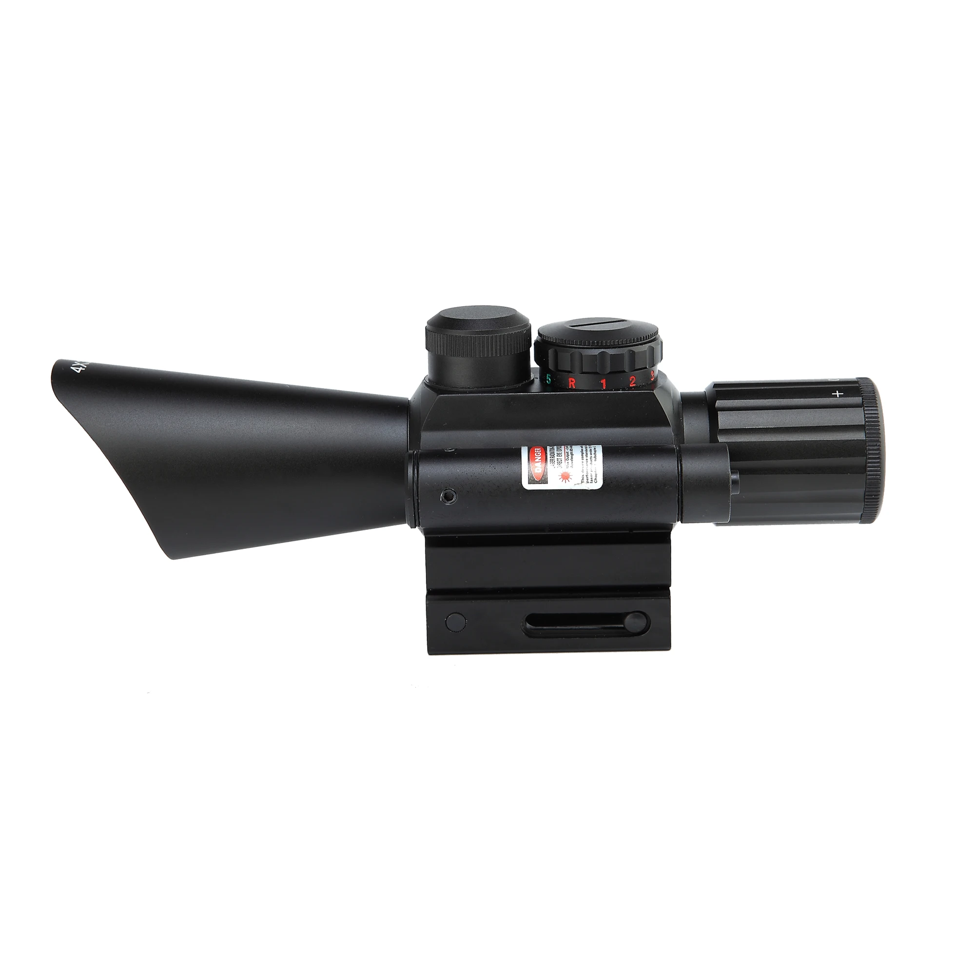 SPIKE 4x30 M7 Scope/Dual illuminated with Red Laser Sight/Short Scope