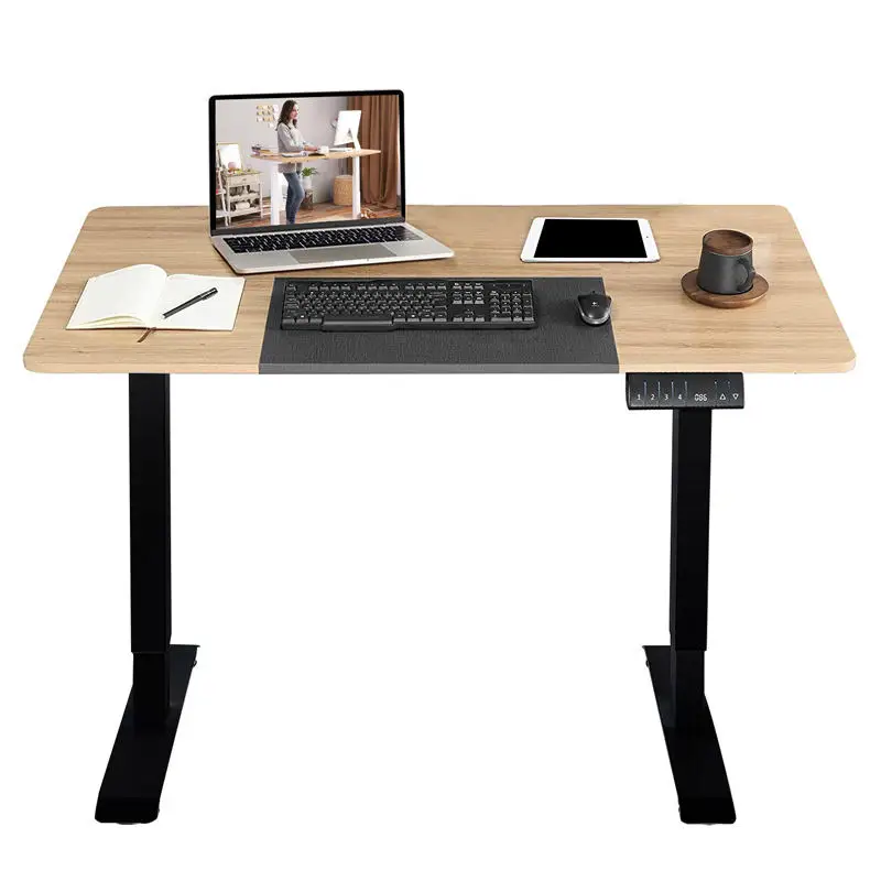 Customized Wholesale Adjustable Table Standing Desk Table Sit Stand Electric Lifting Office Desk