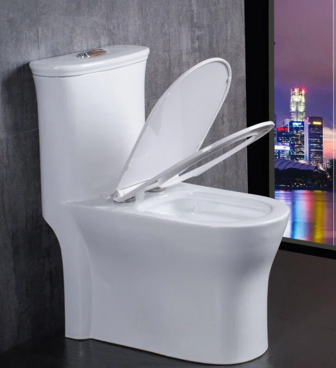 Tarpul Wholesale European Style One Piece Gravity Flushing Washdown Chinese Ceramic Floor Mounted WC Toilet
