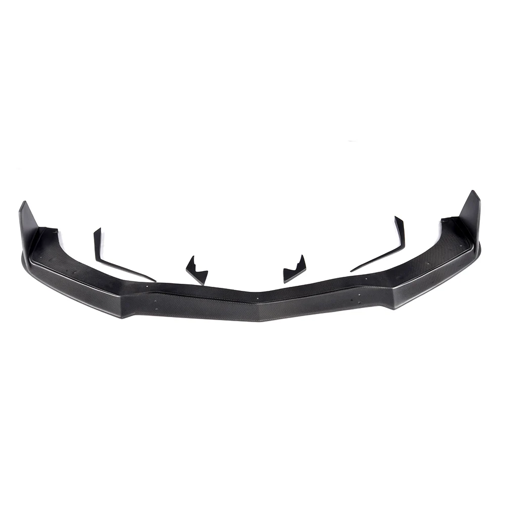 Real Carbon Fiber Front Bumper Lip Spoiler For Chevy Camaro SS Style 2014-2015
