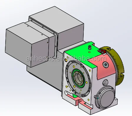 Pneumatic Locking Universal Dividing Head Cnc Machine Center Tooling Bridge Plate Fourth Axis Rotary Table