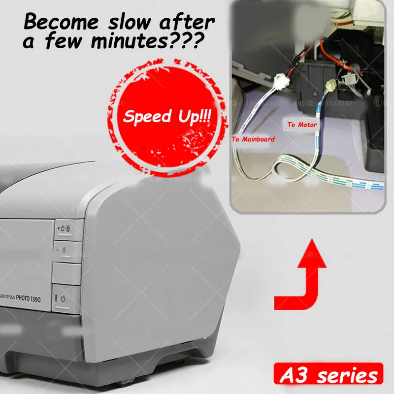 DTF DTG UV Print Speed Accelerator for Epson L18050 L8050 L805 L800 R1390 L1800 A3 A4 Printhead Carriage Print Speed Regulator
