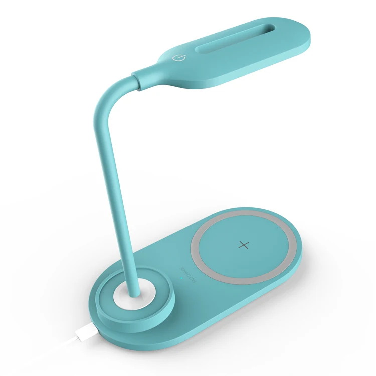 Новое поступление 2020, быстрое зарядное устройство, беспроводная лампа для зарядки, светодиодная настольная лампа в форме Луны с беспроводным зарядным устройством