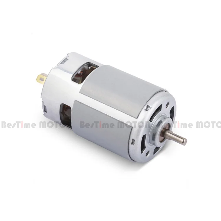 750 dc brushed motor with dual shaft for power tools