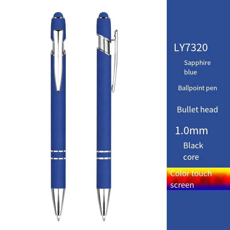 JPS OEM Caneta Esferografica Custom Advertising Promotional Ball Touch Screen Pen Metal Ballpoint