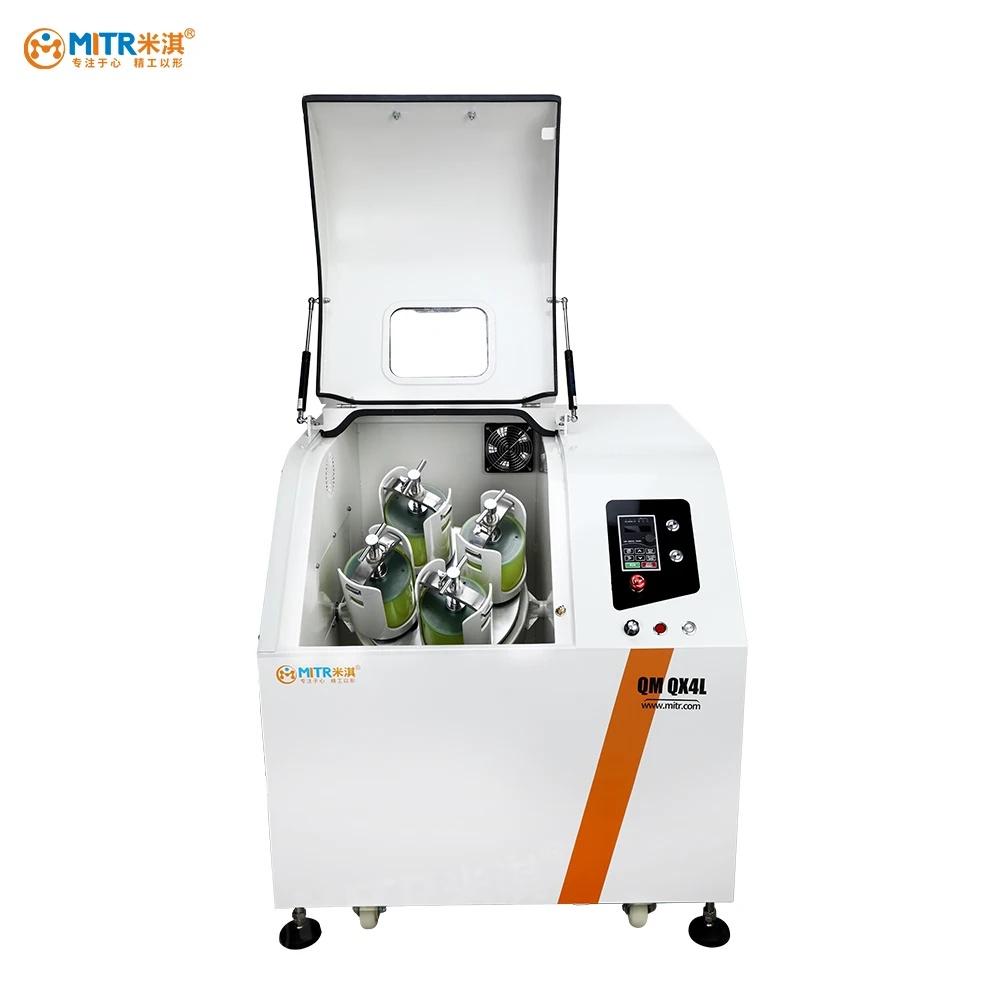 Mitr Rotary 360 Omnibearing Grinding Mill With Aluminum Oxide Jar Tungsten Carbide Pot Planetary Ball Mill Machine