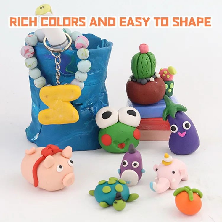 400g Art Craft DIY Children Handmade Non-Toxic Colored Polymer Clay