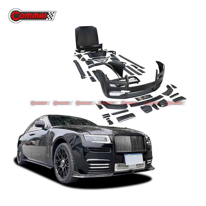 Half Carbon Fiber Body Kit For Rolls Royce Ghost Gen 1-3 Upgrade to 4 Gen MSY Style Car Bumper Front Side Fender Engine Cover