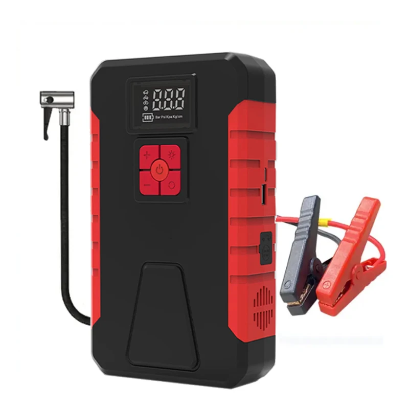 Автомобильное пусковое устройство 12 В с аккумулятором усилитель автомобильных шин портативный воздушный компрессор перезаряжаемый насос 150psi