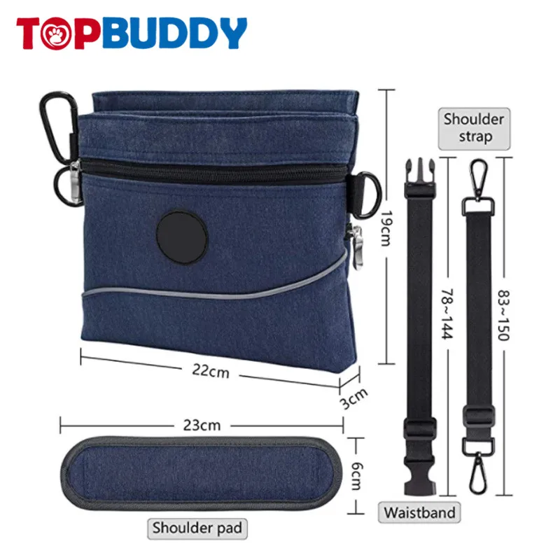 TOPBUDDY магнитная открывающаяся сумка для дрессировки