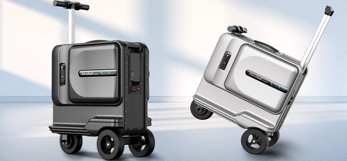 Airwheel Tricycle Adult Electrical Mobility Scooter For Disabled People Folding With A Compact Suitcase Lithium Battery