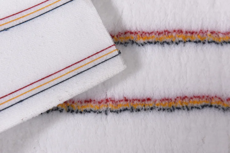 Nylon  Red Yellow Black stripe White bottom Rolling brush  flannelette Fabric Woven paint brush cloth