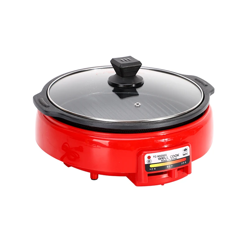 Worth buying red tortoise pot aluminum alloy electric hot pot for home cooking