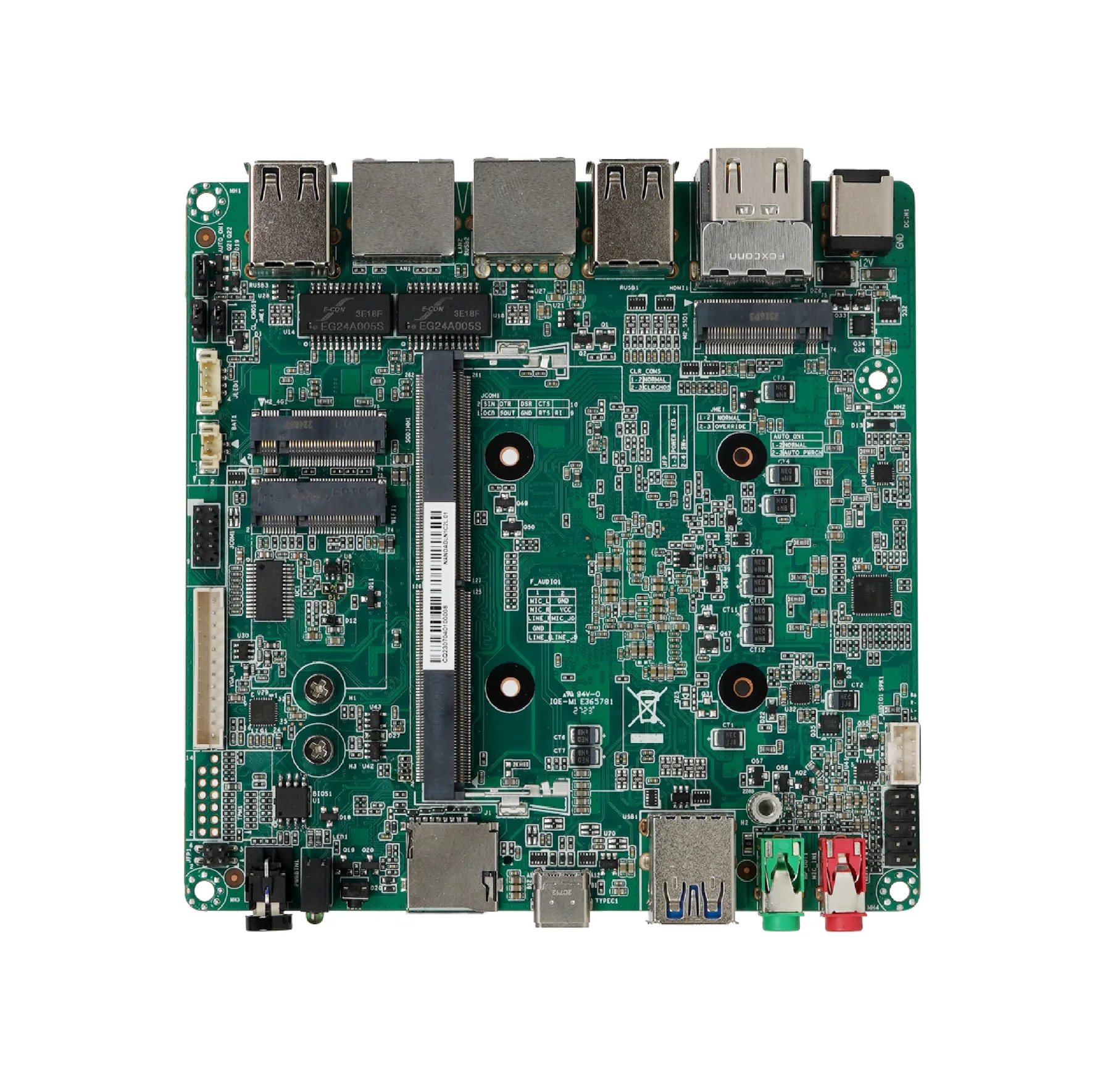 ZEROONE Fanless 12th Gen Alder Lake DDR5 Industrial Computer i3 i5 i7 6 Lan Nano ITX Mainboard  Firewall Router Motherboard