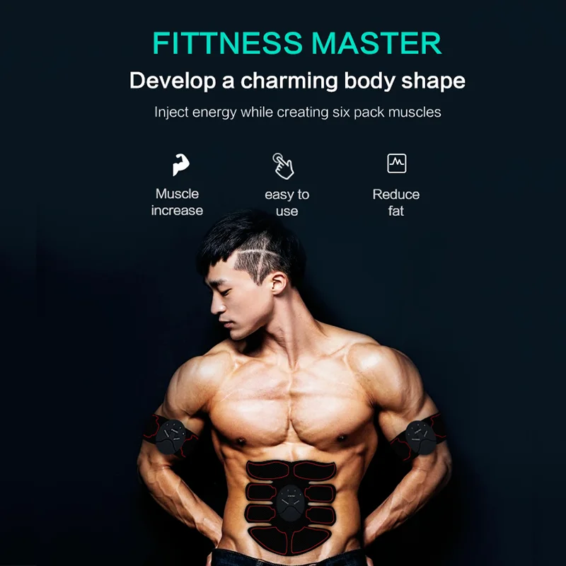 New design portable healthtronic muscle stimulator with 8 pack