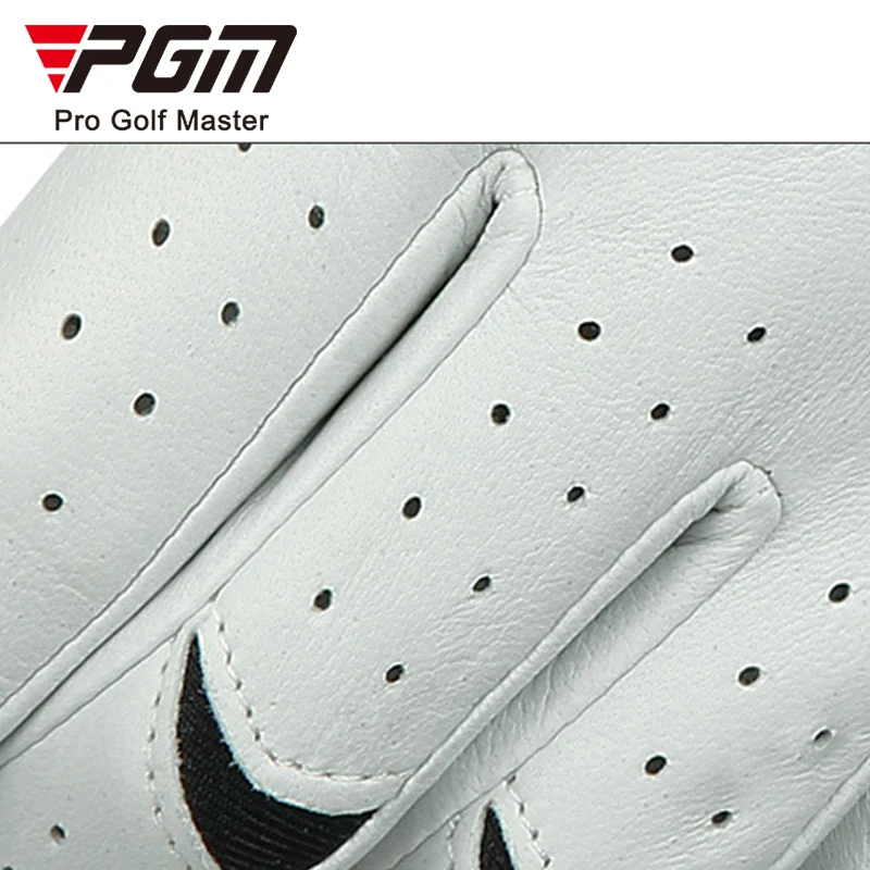 PGM ST025 custom logo premium cabretta leather golf gloves sheepskin leather men golf gloves