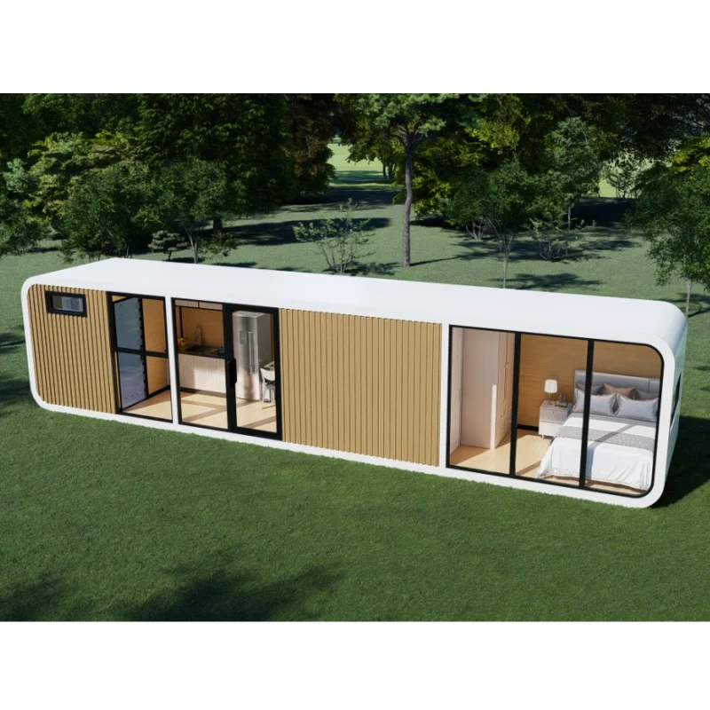 Распродажа новый дизайн модный съемный Яблочный домик роскошный капсульный крошечный контейнерный