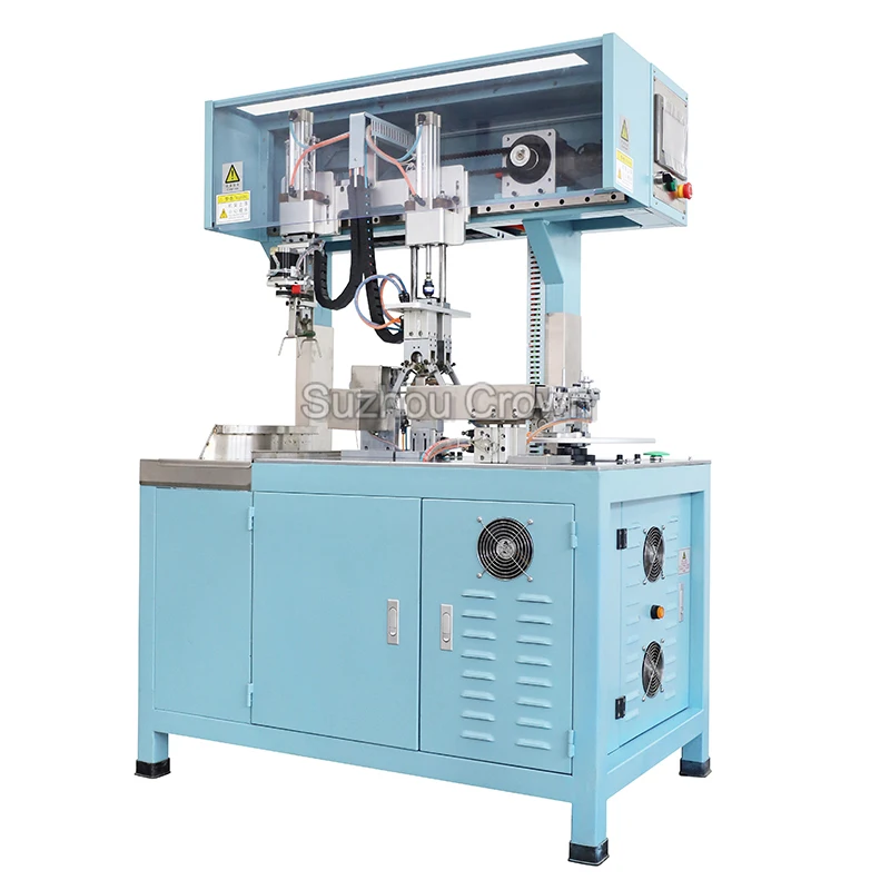 AC power cord coiling and bundling machine