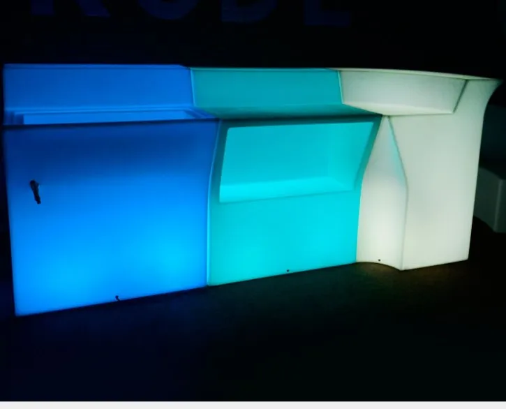 luminous cocktail table / glow mobile cocktail bar counter/ led portable cocktail