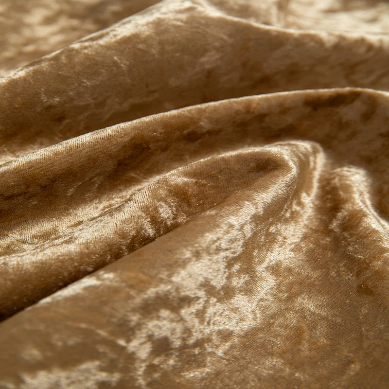 wejoy new fashion white crushed velvet fabric textile crushed ice shiny velvet material