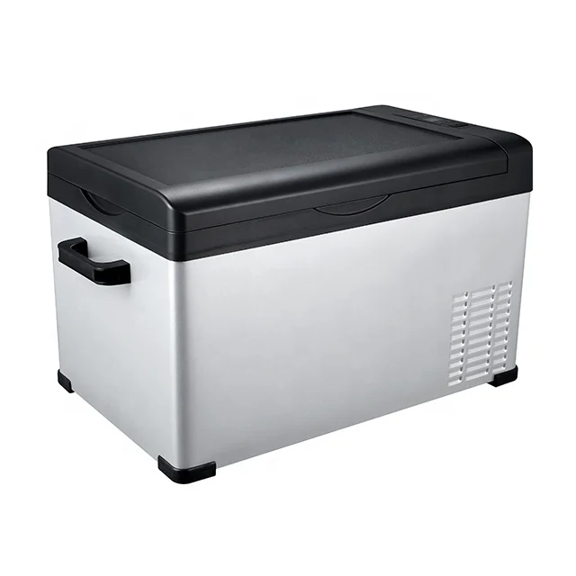 Pre-coated plate compressor AC/DC 30 litre mini portable fridge