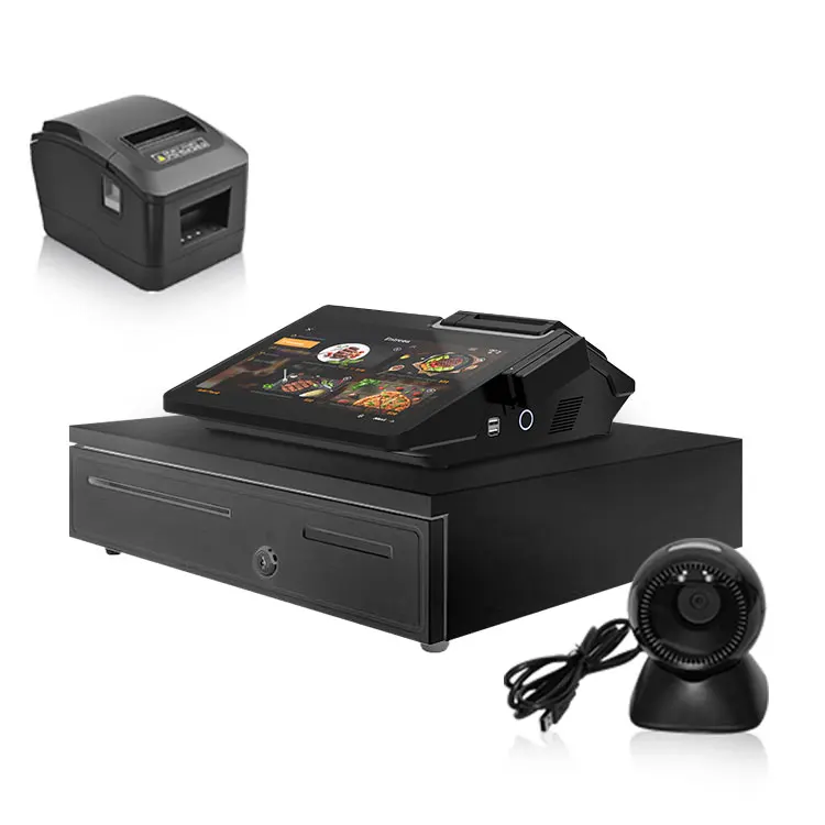 DLSUM-TD Offline pos system With Built in Printer Windows&Android pos machine system 11.6 inch pos system for small business