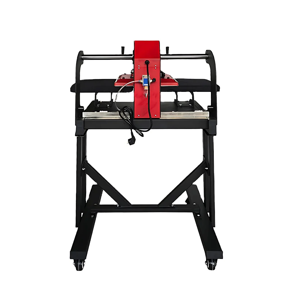 CUYI Hot Sale 38*38cm Pneumatic Double Stations Large Format Heat Press Machine T-shirt Printing Press Machine