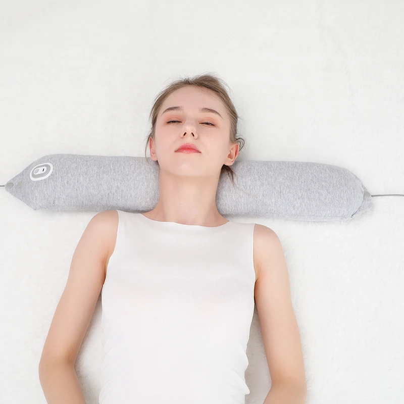 U Shape Wireless Portable Travel Relaxation Electric Neck Pillow Vibrating Massager