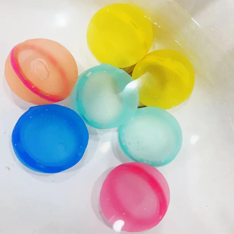 Silicone Refillable Water Balls Party Balloons Quick Fill Up Magic Water Bombs Reusable Water Balloons Summer Toys