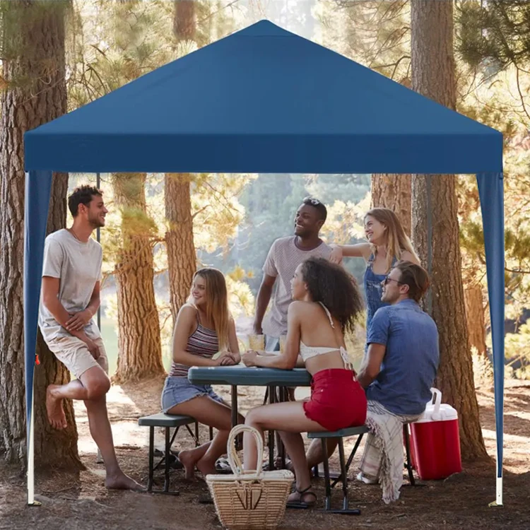 HOMFUL 10x10 FT Waterproof Outdoor Gazebo Tent Portable Pop Up Canopy Tent Jardin Garden Gazebo