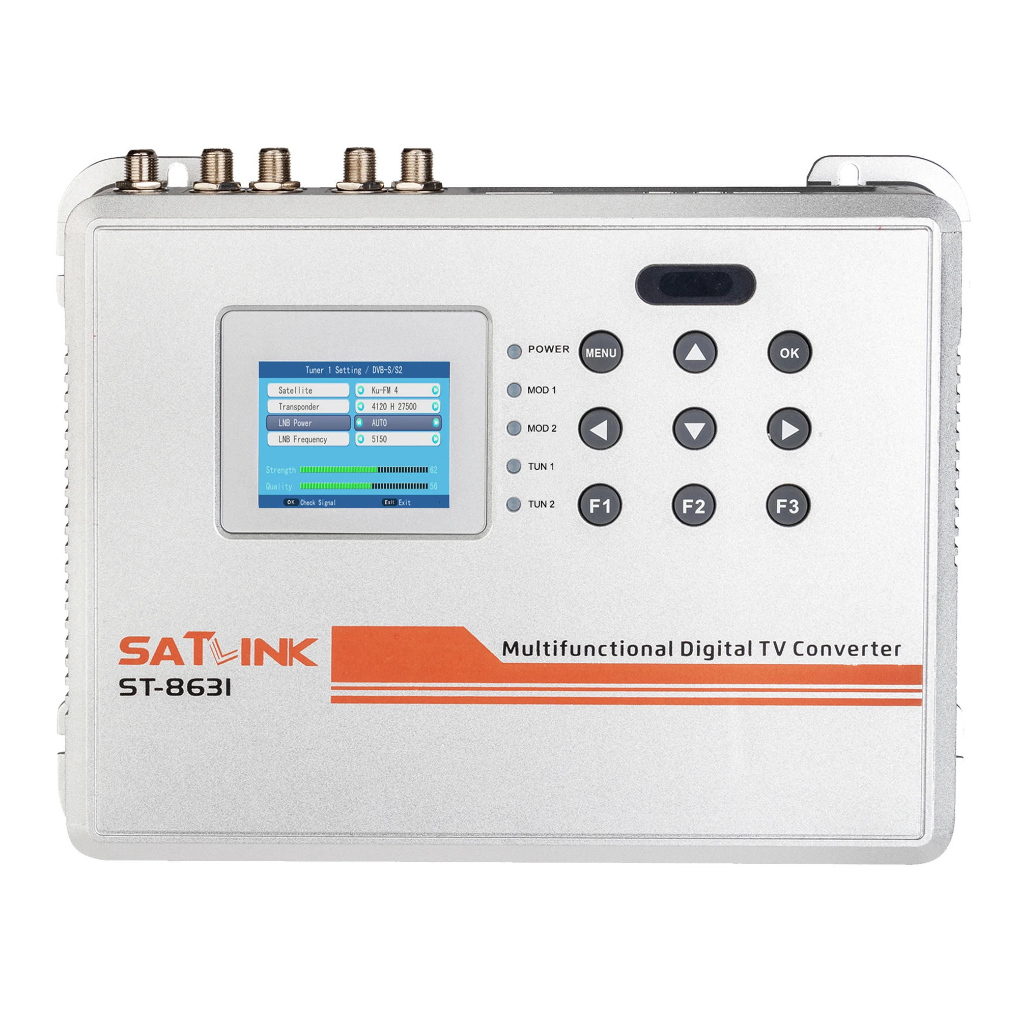 SATLINK ST-8631 Многофункциональный цифровой ТВ преобразователь DVB-S/S2/DVB-T/T2/DVB-C/ISDB-T модулятор лучше WS-6990