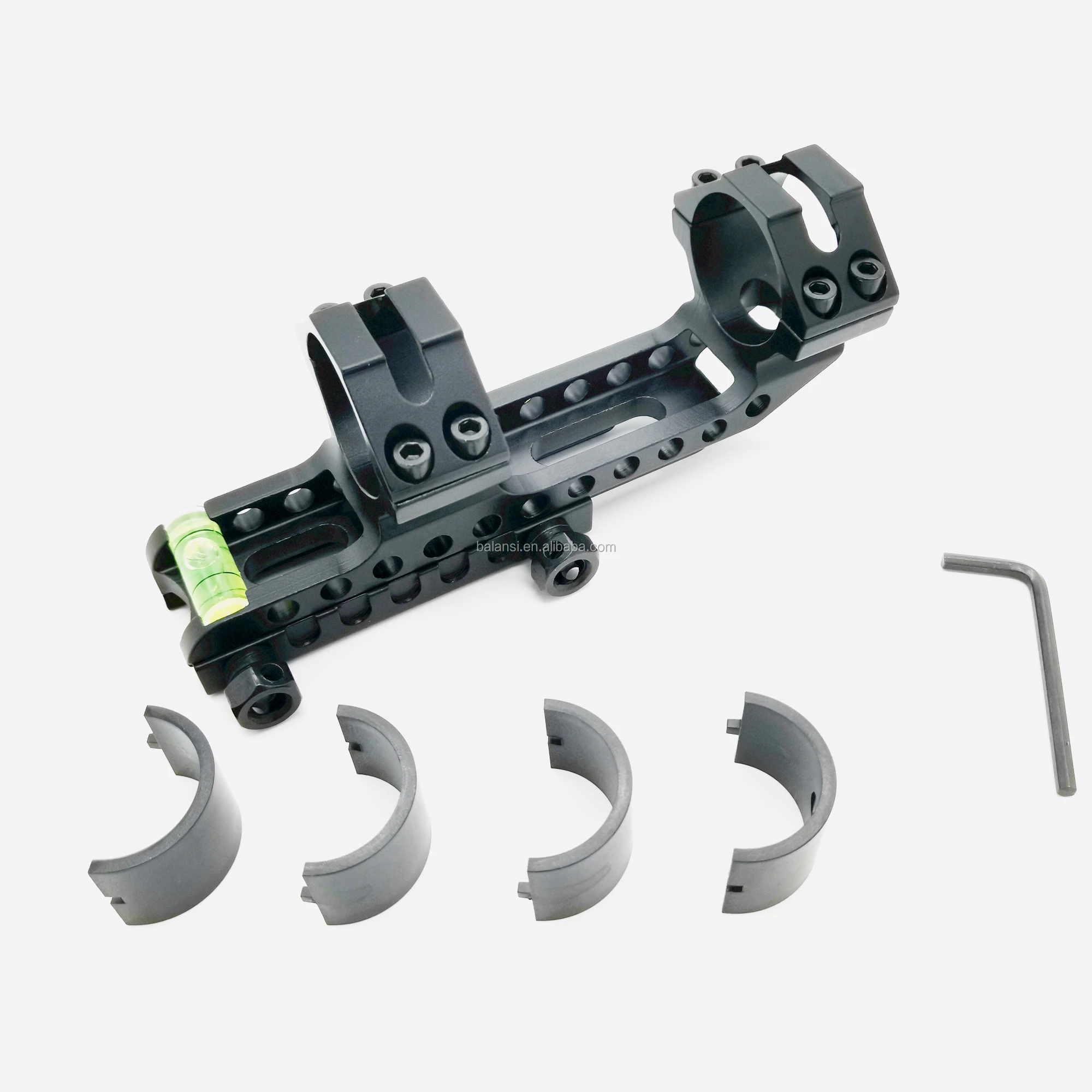 30mm/25.4mm Dual Ring Cantilever Scope Mount with Bubble Level