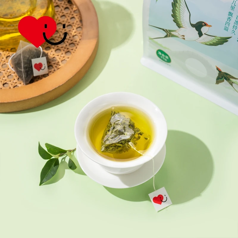Source factory wholesale custom support small shipments pyramid generation tea authentic Chinese green tea