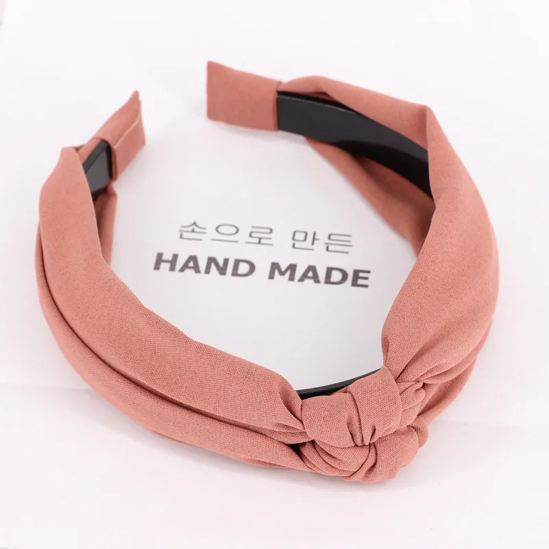  High Quality Women Hair Accessories Fashion Headband Knot New Design Forehead Band