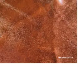 Dark Tan 117 style genuine Leather office chair for home and office