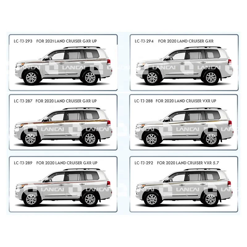 High quality factory price decal for land cruiser 2021 sticker for toyota land cruiser GXR