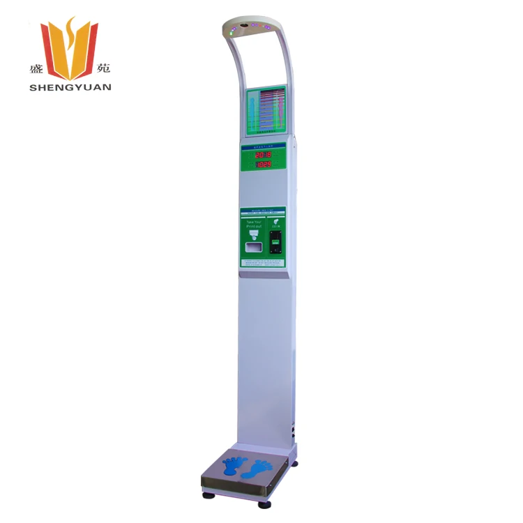 HGM-15 электронные весы для измерения роста и веса тела с измерением артериального давления и печатным билетом