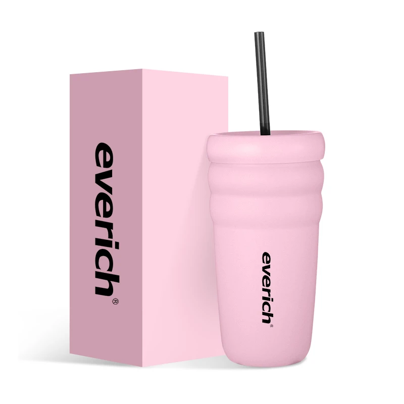2024 everich wholesale 20Oz Tumbler Keep Hot And Cold Customized Double Wall Insulated Stainless Steel Tumbler With Lid and str