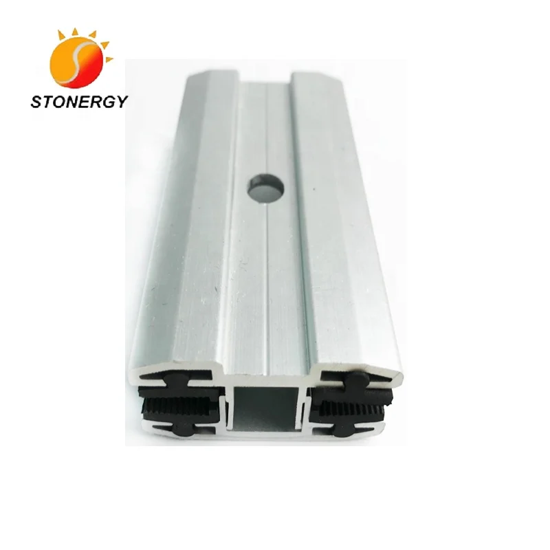 Frameless solar panel thin film solar end clamps solar accessories