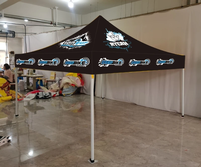 10X10 Custom Steel Canopy Tent Advertising Pop Up Tents For Trade Show Display Events Outdoor