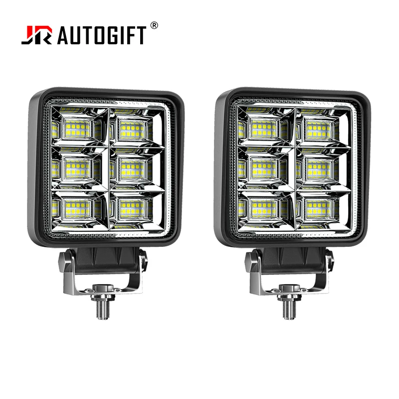 LED Working Light 144W 12V 24V Offroad Truck Driving Flood Light Bar SUV 4WD Boat Trailer ATV Tractor Excavator Car Accessories