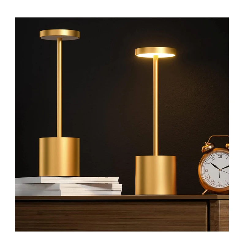 modern nordic moon led night light led touch and remote control bar bedside table lamp metal