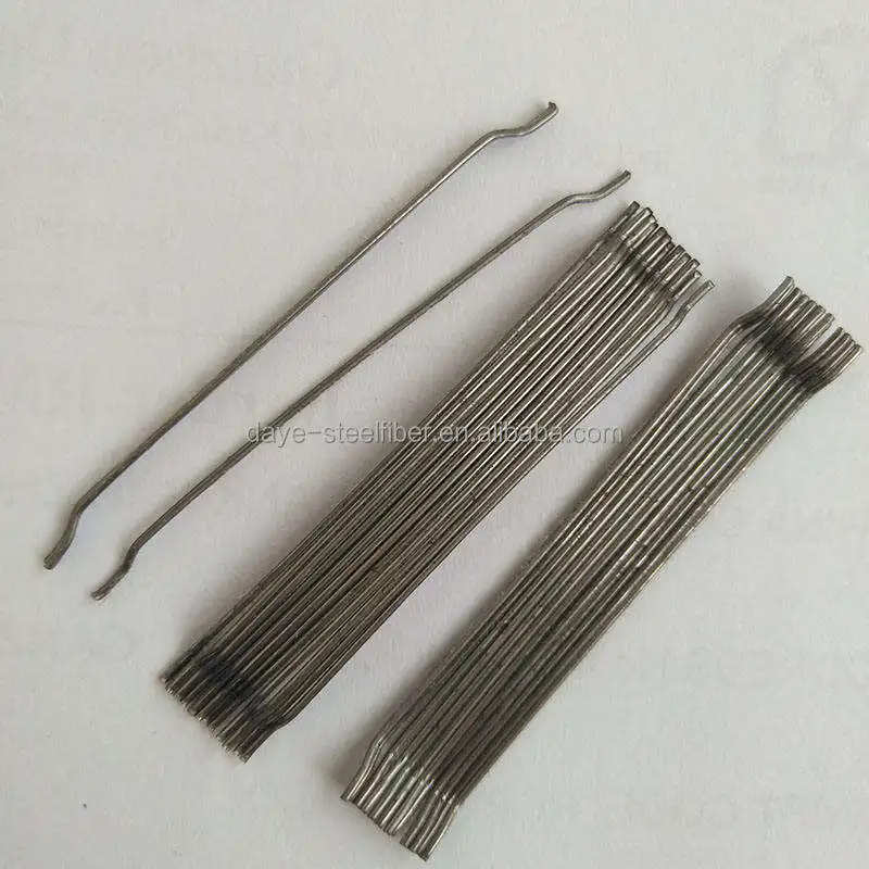 High Quality Corrugated Steel Fiber China Factory Loose Hooked End Graphic Design Solution Concrete Metal Building Materials