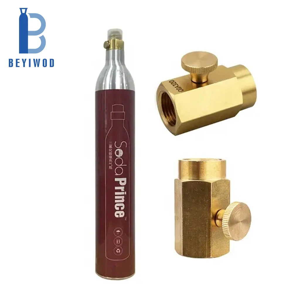 Brass Pressure Argon Helium Co2 Gas Cylinder Refill Filling Adapter
