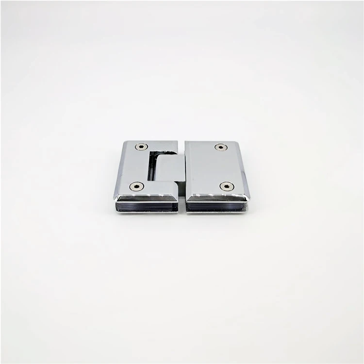 Stainless steel shower room 180 degree glass hinge for double swing door