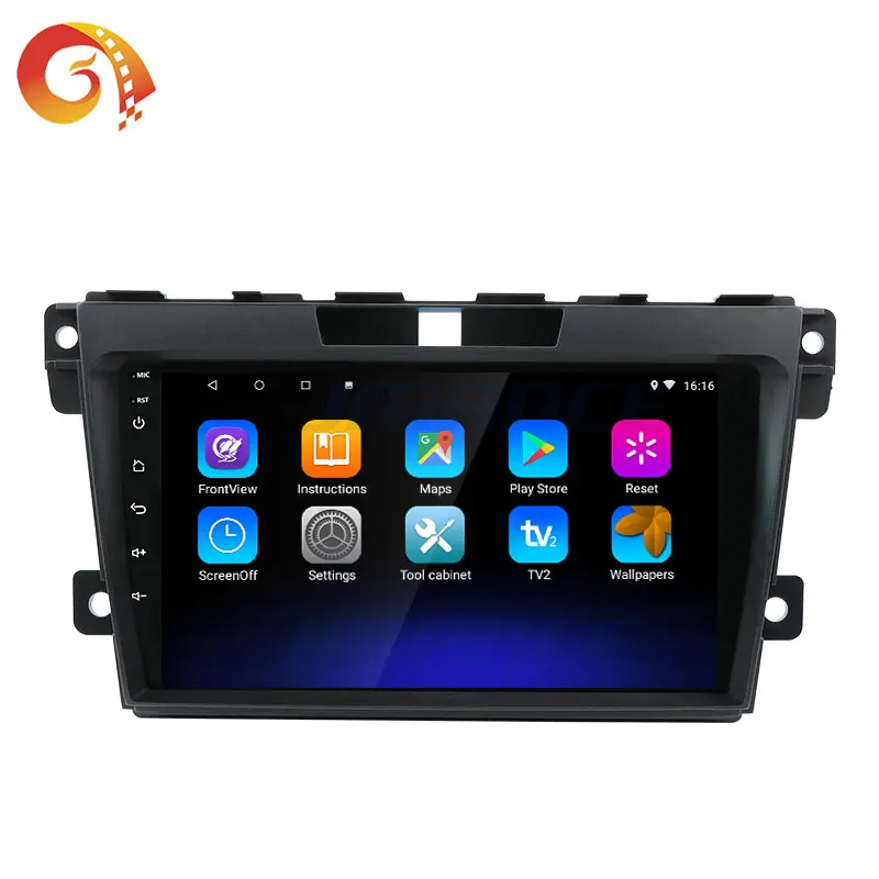  Автомобильный Dvd-видеоплеер с Gps-навигацией Android 2 Din стерео аудио мультимедийный автомобильный радиоприемник для Mazda Cx7 2007-2014 Gps навигации автомобиля Dvd видео плеер мультимедиа авто радио