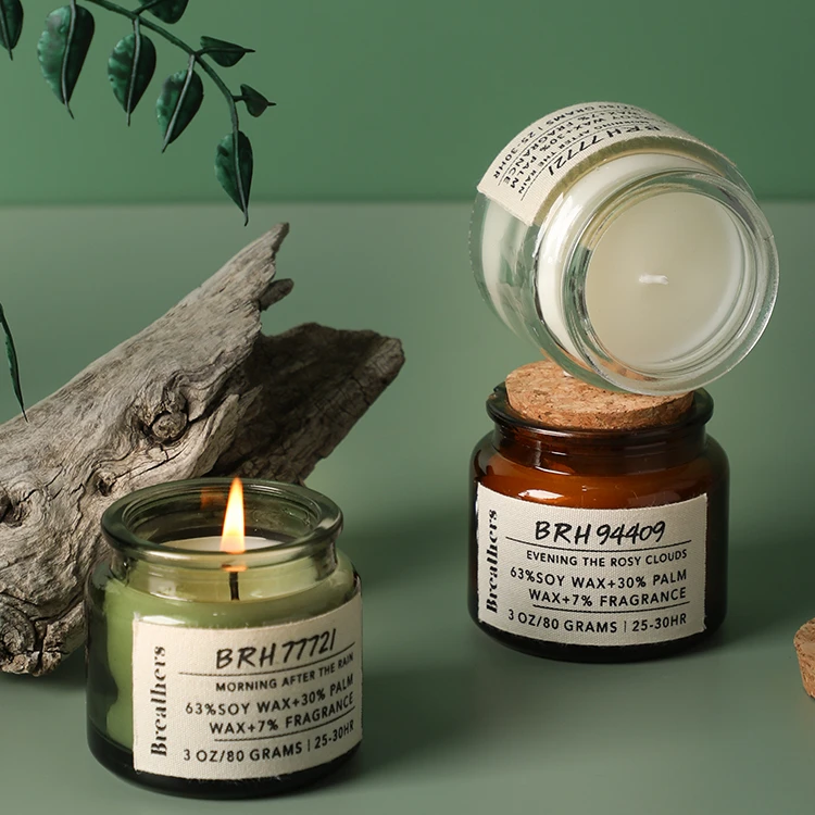 Candle jar Personalized Private Label Luxury Design Customize Aromatic Soy Wax Scented Candles with logo