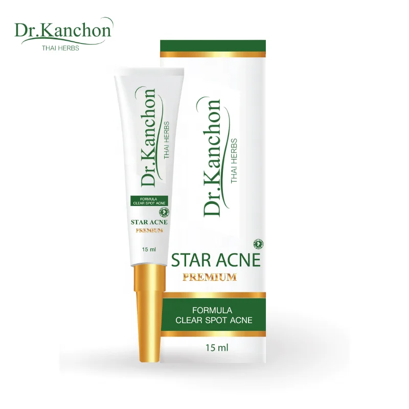 
Acne Spot Treatment and Pimple Removing Cream STAR ACNE PREMIUM Facial Pore Cleanser Thailand Cosmetics 